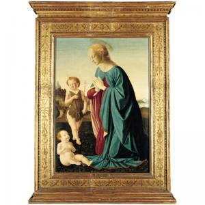 DONZELLI Pietro,THE MADONNA ADORING THE CHRIST CHILD, THE INFANT S,1498,Sotheby's 2003-12-11