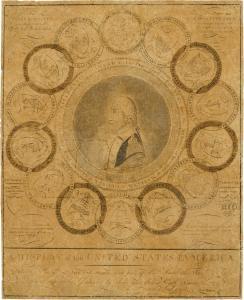 DOOLITTLE Amos,A Display of the United States of America (Stauffe,1794,Sotheby's 2022-01-24
