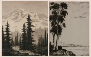 DOOLITTLE Harold Lukins 1883-1974,Glacial Snows,1945,Rachel Davis US 2017-10-21