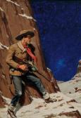 DOORE CLARENCE 1913-1988,Gunfight in the Canyon by Moonlight,Skinner US 2010-09-24