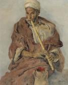 DOOYEWAARD Willem 1892-1980,Playing the flute, North-Africa,Christie's GB 2013-03-12