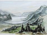 DORCHY Henri 1920-1998,Lac de montagne dans les Alpes,Blache FR 2009-06-29