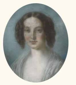 DORCY 1800-1800,Portrait présumé de Louise Marie d'Orléans,Cornette de Saint Cyr FR 2007-06-20