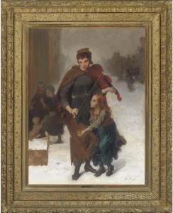 DORE Gustave 1832-1883,Jeunes musiciennes des rues,Christie's GB 2005-03-23