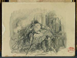 DORE Gustave 1832-1883,La mort de Sardanapale,Cornette de Saint Cyr FR 2011-06-22