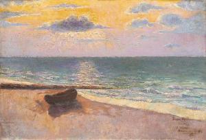 DORE Jacques 1861-1929,Coucher de soleil sur la mer,1911,Horta BE 2020-12-07