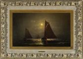 DORION Charles S 1800-1900,Ships Under the Moonlight,New Orleans Auction US 2007-03-24