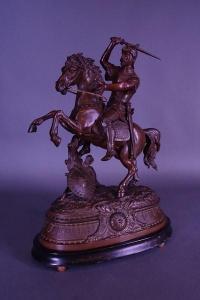 DORIOT THEODORE 1829-1937,Chevalier à cheval,Monsantic BE 2019-12-01