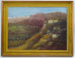 DORIS Michail Papageorgiou 1896-1987,Greek landscape,Dickins GB 2018-04-13