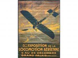 DORIVAL Geo 1879-1968,5 eme Exposition de Locomotion Aerienne Grand Pala,Onslows GB 2018-12-14