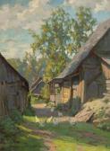 DORMIDONTOV NIKOLAI 1898-1962,In the village,1956,Sovcom RU 2009-05-20