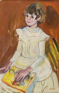 DORN FLADERER Johanna 1913-1988,Bildnis eines Mädchens,Palais Dorotheum AT 2021-05-04