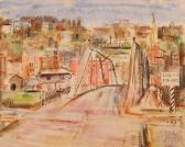 DORNBUSCH Adrian J 1900,Dubuque, Iowa Cityscape,1934,Jackson's US 2014-06-03