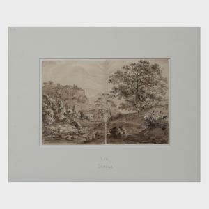 DORNER Johann Conrad 1809-1866,Bauernhaus im Gebierge,Stair Galleries US 2020-09-10