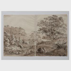 DORNER Johann Conrad 1809-1866,Bauernhaus im Gebierge,Stair Galleries US 2021-02-11