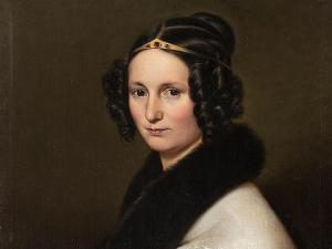 DORNER Johann Conrad 1809-1866,Biedermeier Female Portait,1838,Auctionata DE 2016-06-28