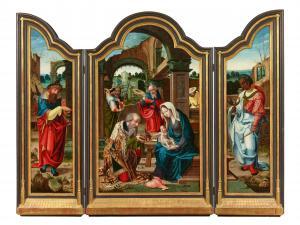 DORNICKE van Jan 1500-1500,Triptych with the Adoration of the Magi,1915,Lempertz DE 2022-11-19
