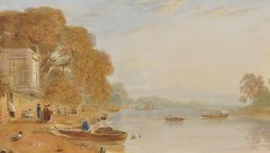 DORRELL Edmund 1778-1857,The Thames at Putney,John Nicholson GB 2020-02-26