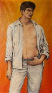 DORRIS Edwin 1919-1985,Portrait d\’homme,Delorme-Collin-Bocage FR 2020-07-01