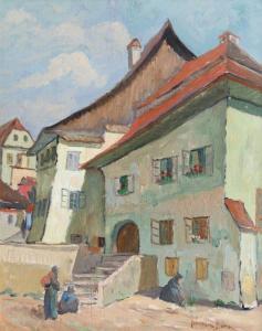 DORU Gheorghe Ionescu 1889-1988,Houses in Sighișoara,Artmark RO 2023-11-15