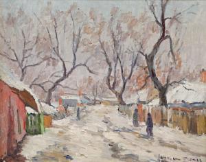 DORU Gheorghe Ionescu 1889-1988,Winter Landscape,Artmark RO 2024-01-31