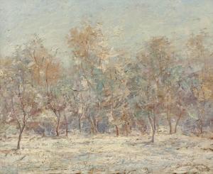 DORU Gheorghe Ionescu 1889-1988,Winter Landscape,Artmark RO 2024-01-31
