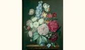 dorville céleste 1800-1800,Bouquet de fleurs dans un vase chinois,1843,Aguttes FR 2004-12-07