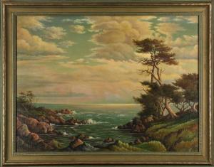 DOTY John Warren 1870-1959,Monterey Coast,Clars Auction Gallery US 2017-12-16