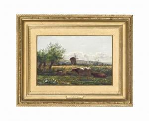 DOUBTING James 1841-1904,In the fields,1868,Christie's GB 2014-05-20