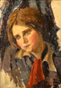 DOUCET Eugenia,Melancolie,1929,GoldArt RO 2015-08-03