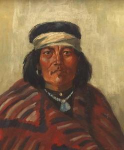 DOUGAN COLE Blanche 1869-1956,Eliseo: Gov. of Tesuque, N. Mex,1900,Aspire Auction US 2022-09-08