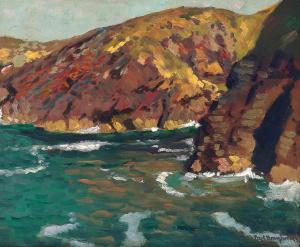 DOUGHERTY Paul 1877-1947,Colorful Coast,Bonhams GB 2023-11-08