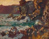 DOUGHERTY Paul 1877-1947,Waves Breaking at Sunset,Bonhams GB 2023-11-08