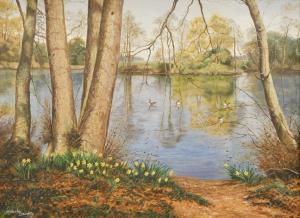 DOUGHTY MALCOLM 1900,River landscape,Golding Young & Co. GB 2021-02-24