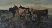 DOUGLAS Andrew 1870-1935,Highland cattle,Burstow and Hewett GB 2010-06-23