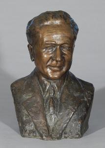 DOUGLAS Edward Bruce 1886-1946,Bust of American Ambassador to France,Rachel Davis US 2015-03-21