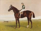 DOUGLAS Edwin James 1848-1914,Racehorse with Jockey Up on a Race Track,,1895,Mealy's IE 2014-12-09