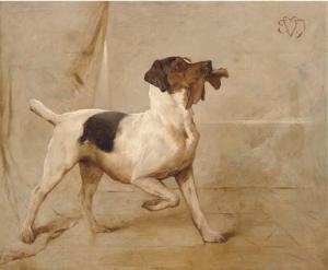 DOUGLAS Edwin James 1848-1914,Waiting for master,Christie's GB 2003-11-27