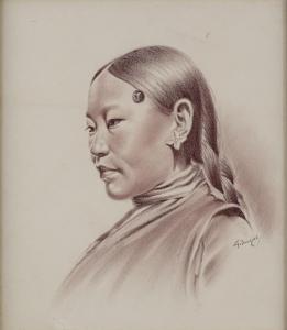 Douglas Goray 1920-1978,Tibetan portraits,Burstow and Hewett GB 2018-09-20