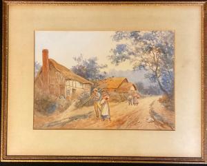 DOUGLAS R 1800-1900,Roughton Old Cottages, Warwickshire,Bamfords Auctioneers and Valuers 2022-01-26