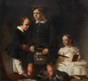 DOUGLAS Siir William Fettes 1822-1891,Study of three young children,Bonhams GB 2013-10-02
