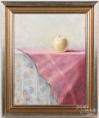 DOUGLASS Suzanne 1900-1900,still life with apple,Pook & Pook US 2021-02-24