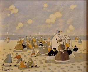 DOUMONT [Victor 1946,Scènes de plage en Normandie,Rossini FR 2024-04-09