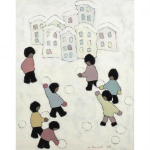 DOUSSOT Georges 1947,Bataille,,1968,Clars Auction Gallery US 2023-07-14