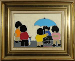 DOUSSOT Georges 1947,Petit Commerce,Clars Auction Gallery US 2018-08-11