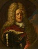 DOUVEN Jan Frans 1656-1727,Amtsstubenporträt des Kurfürsten Johann Wilhelm vo,Van Ham DE 2024-01-30