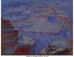 DOW Arthur Wesley 1857-1922,Cosmic Cities, Grand Canyon of Arizona,1912,Heritage US 2023-05-12