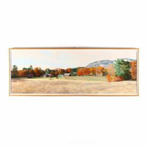 DOWDELL Elaine 1931-2014,Fall Landscape,Leland Little US 2017-06-17