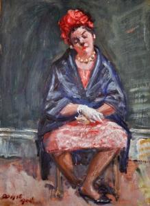 DOWIE JOHN 1915-2014,Seated Woman,Elder Fine Art AU 2014-07-27