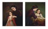 DOWLING Robert Hawke 1827-1886,Before and After the Party,1860,Deutscher and Hackett AU 2007-08-29
